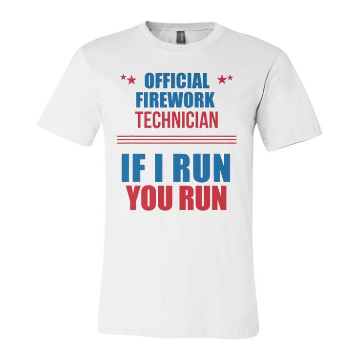4Th Of July S Official Firework Technician Jersey T-Shirt