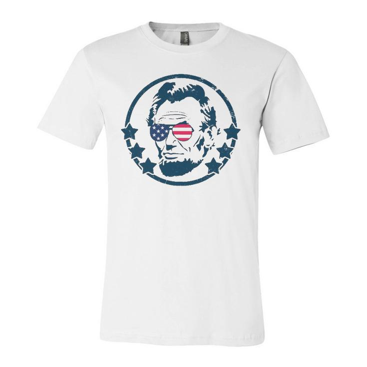 Abraham Lincoln 4Th Of July Usa Tee Jersey T-Shirt