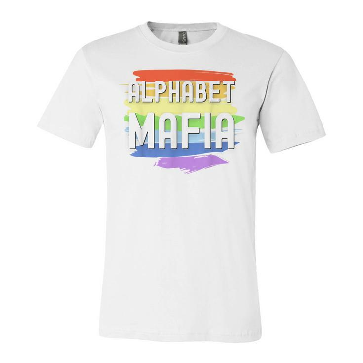 Alphabet Mafia Lgbtq Pride Sounds Gay Im In For Lesbian Unisex Jersey Short Sleeve Crewneck Tshirt