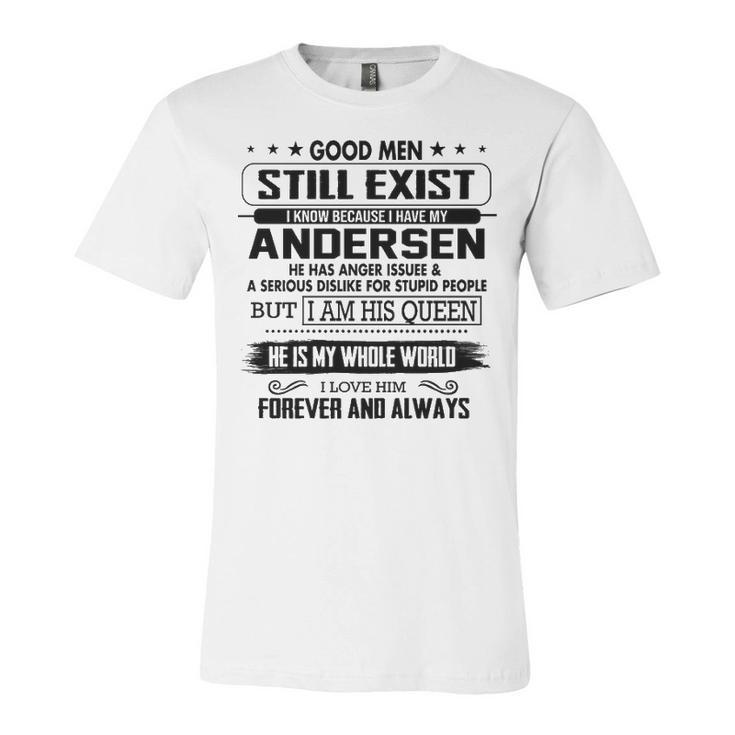 Andersen Name Gift   I Know Because I Have My Andersen Unisex Jersey Short Sleeve Crewneck Tshirt