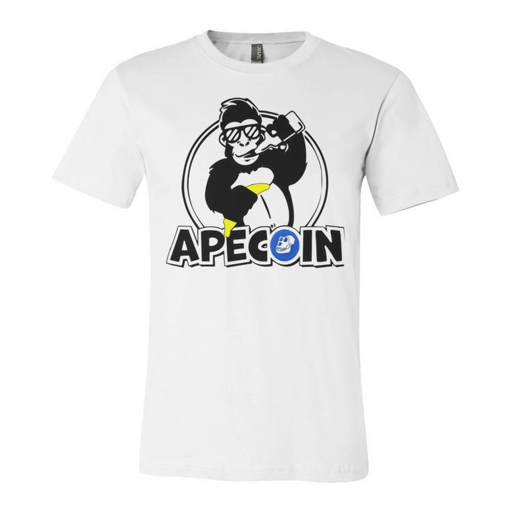 Apecoin Funny Unisex Jersey Short Sleeve Crewneck Tshirt