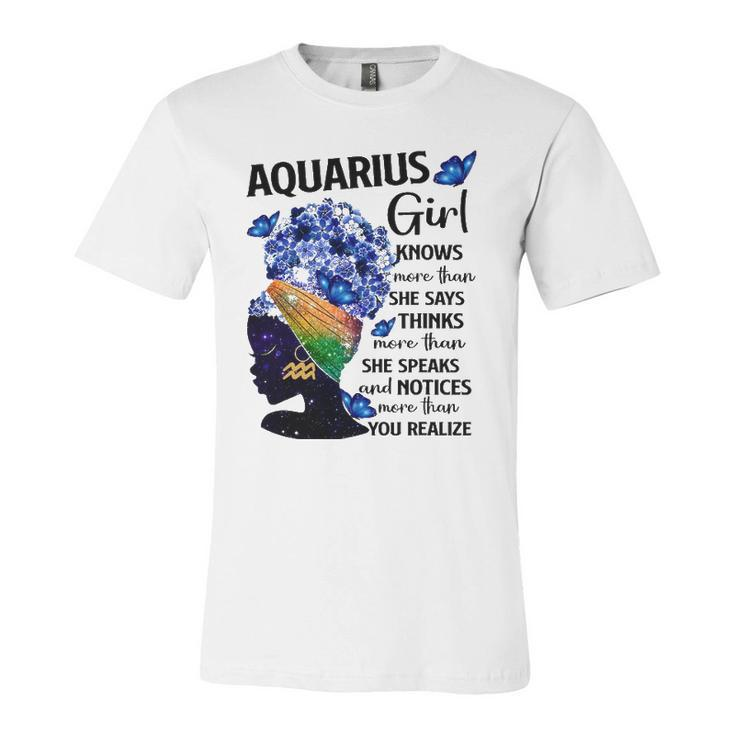 Aquarius Queen Sweet As Candy Birthday For Black Jersey T-Shirt