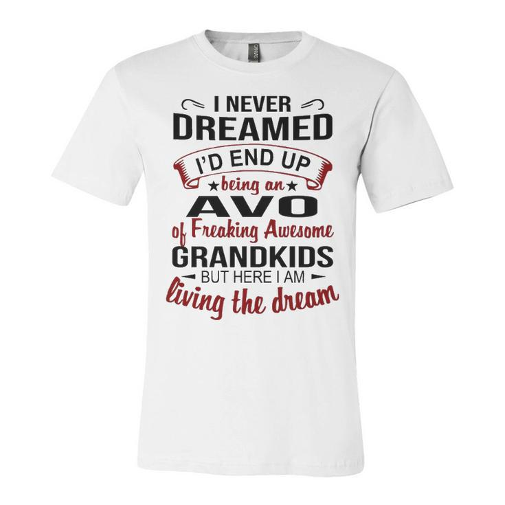 Avo Grandpa Gift   Avo Of Freaking Awesome Grandkids Unisex Jersey Short Sleeve Crewneck Tshirt