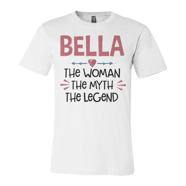 Bella Grandma Gift   Bella The Woman The Myth The Legend Unisex Jersey Short Sleeve Crewneck Tshirt