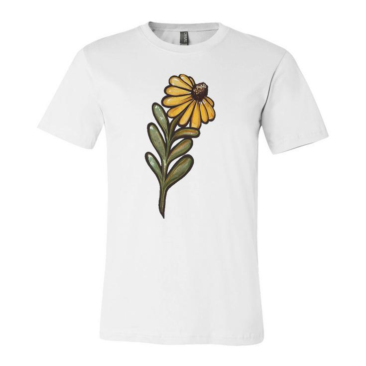 Black Eyed Susan Flower Daisy Spring Art Flower Jersey T-Shirt