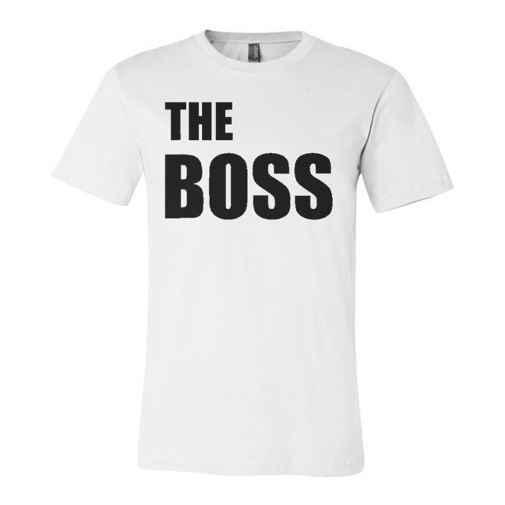 The Boss Couples Relationship Jersey T-Shirt