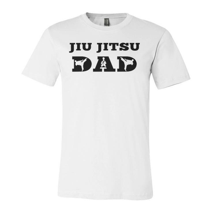 Brazilian Jiu Jitsu Dad Fighter Dad Jersey T-Shirt