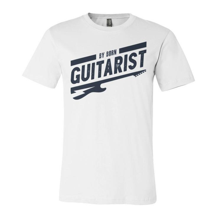 By Born Guitarist Unisex Jersey Short Sleeve Crewneck Tshirt