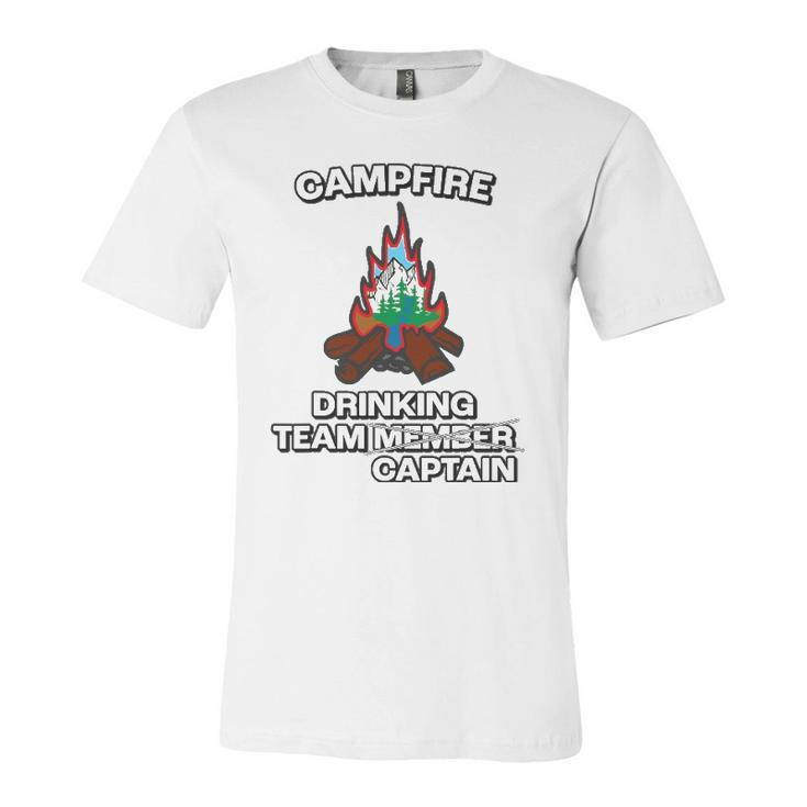 Campfire Team Captain Great Camping Jersey T-Shirt