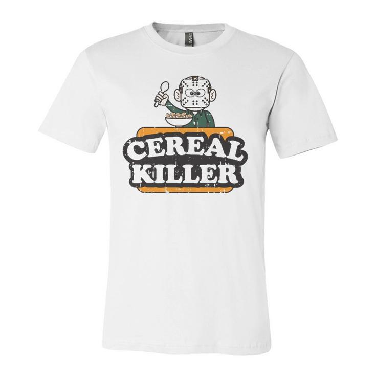 Cereal Killer Food Pun Humor Costume Halloween Jersey T-Shirt