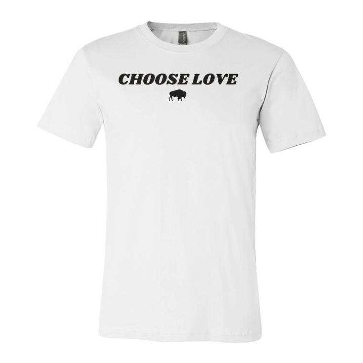 Choose Love Buffalo Pray For Buffalo V2 Jersey T-Shirt
