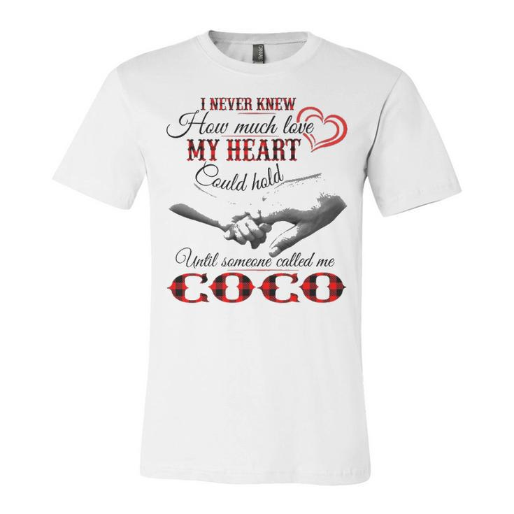 Coco Grandma Gift   Until Someone Called Me Coco Unisex Jersey Short Sleeve Crewneck Tshirt