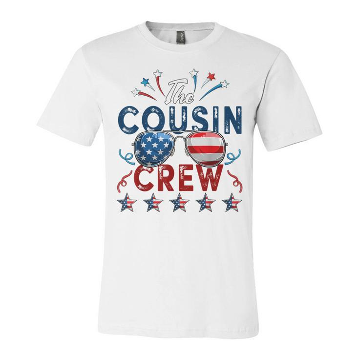 Cousin Crew 4Th Of July Patriotic American Family Matching  V3 Unisex Jersey Short Sleeve Crewneck Tshirt
