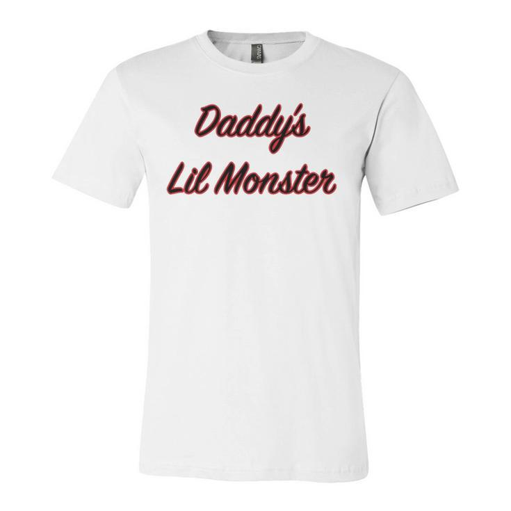 Daddys Lil Monster Father Jersey T-Shirt