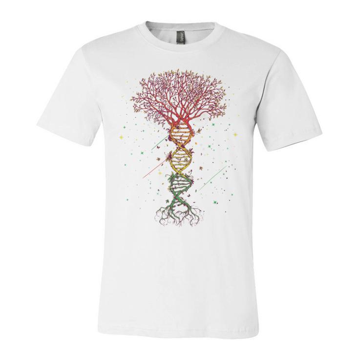 Dna Tree Life Funny Unisex Jersey Short Sleeve Crewneck Tshirt