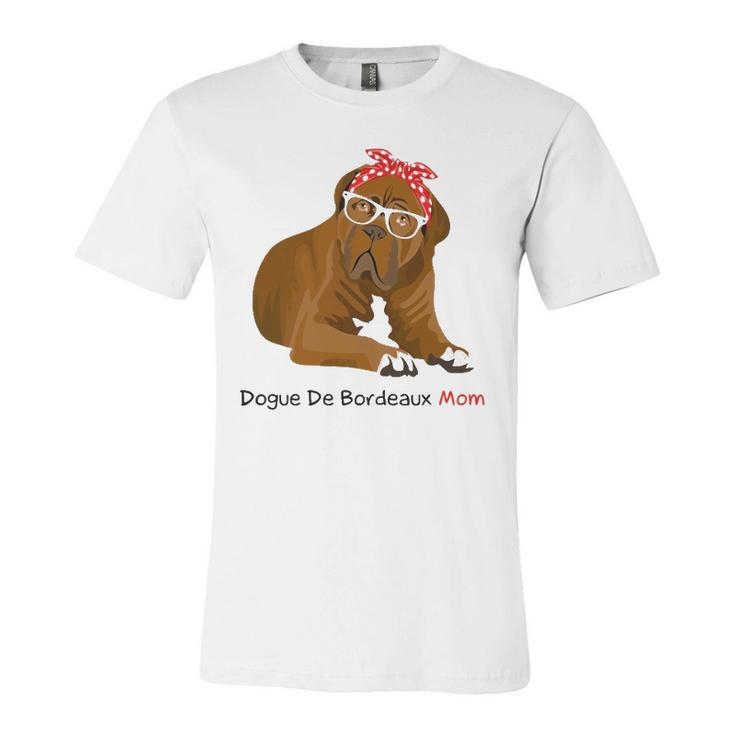 Dogue De Bordeaux Mom Bandana Jersey T-Shirt