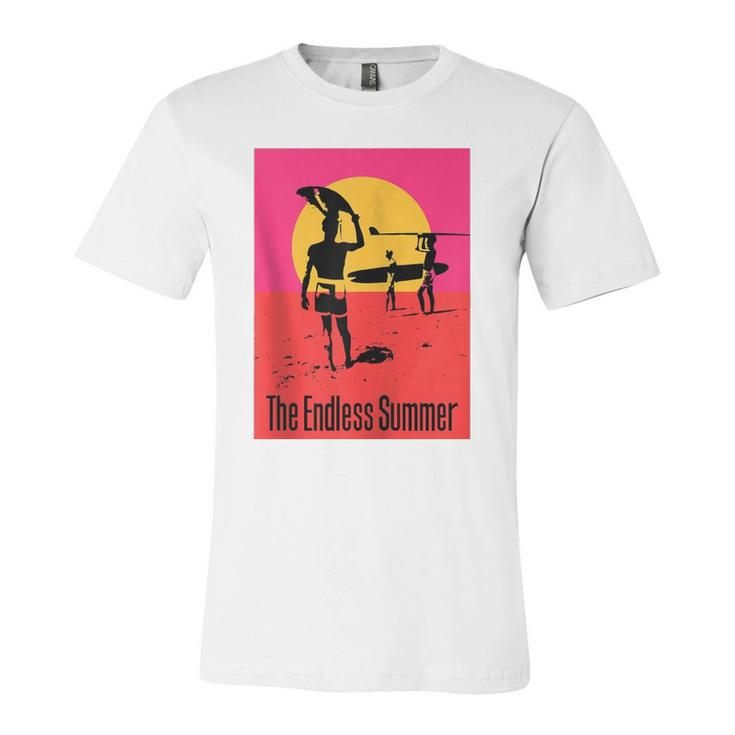 The Endless Summer Classic Surf Lovers Movie Poster Zip Jersey T-Shirt