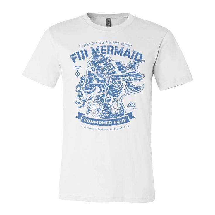 Fiji Mermaid - Cryptids Club Case File 204  193 Trending Shirt Unisex Jersey Short Sleeve Crewneck Tshirt