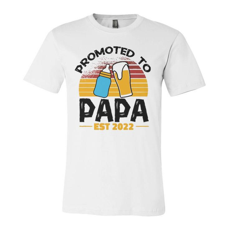 First Time Grandpa Promoted To Papa 2022 Ver2 Jersey T-Shirt