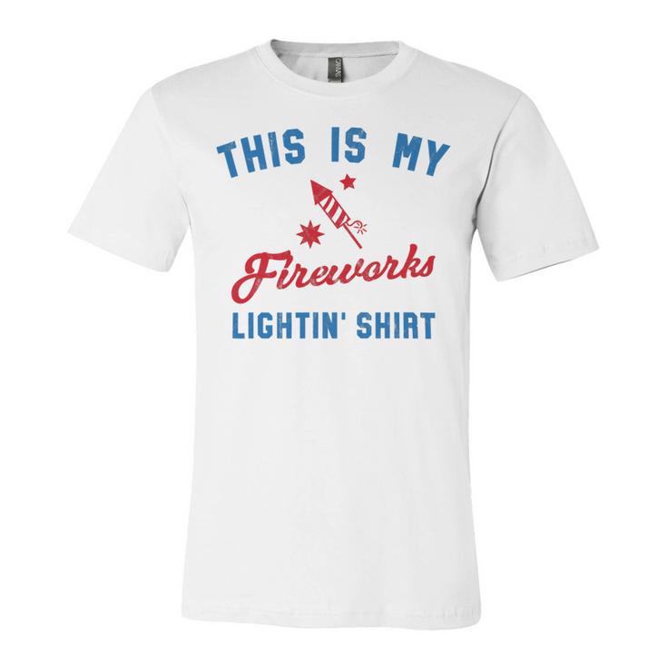 Fourth Of July My Fireworks Vintage 749 Shirt Unisex Jersey Short Sleeve Crewneck Tshirt