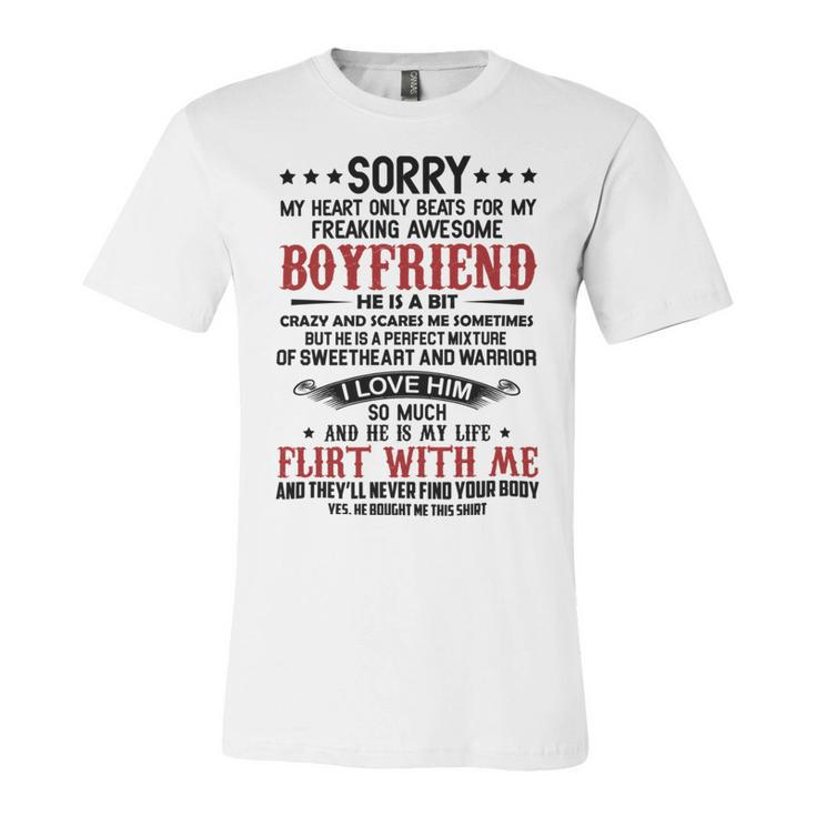 Freaking Awesome Boyfriend  V2 Unisex Jersey Short Sleeve Crewneck Tshirt
