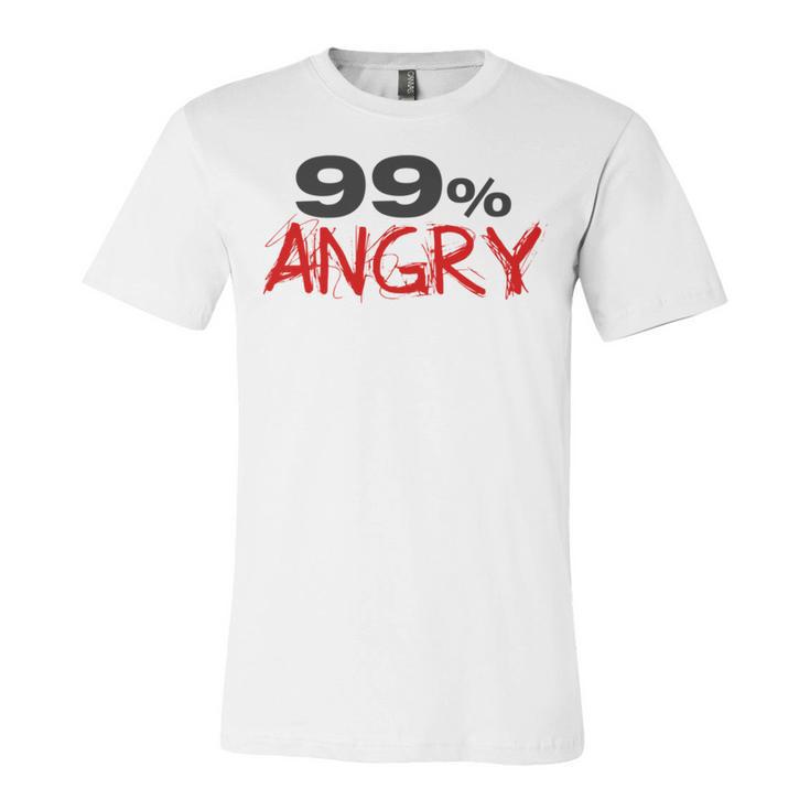 Funny 99 Angry Classic Tshirt V2 Unisex Jersey Short Sleeve Crewneck Tshirt