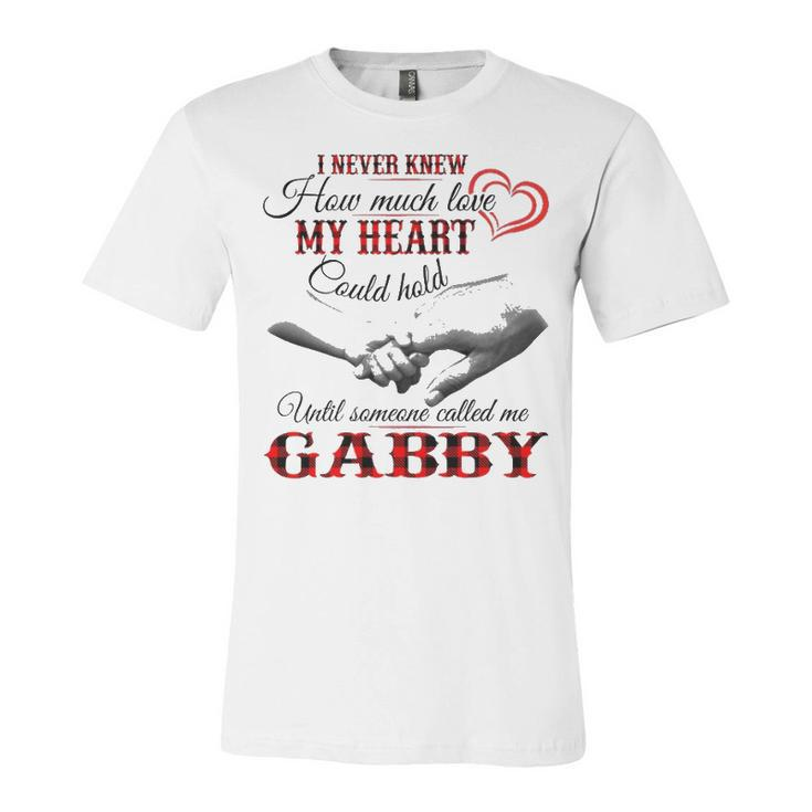 Gabby Grandma Gift   Until Someone Called Me Gabby Unisex Jersey Short Sleeve Crewneck Tshirt
