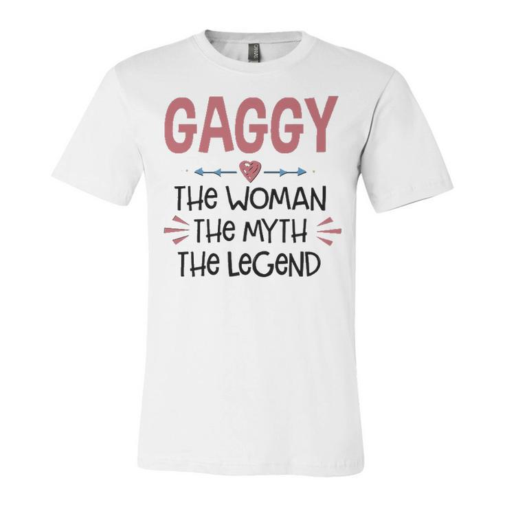 Gaggy Grandma Gift   Gaggy The Woman The Myth The Legend Unisex Jersey Short Sleeve Crewneck Tshirt