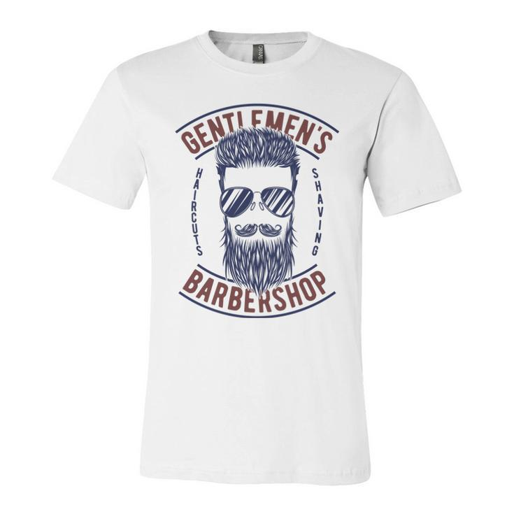 Gentlemens Barbershop  Unisex Jersey Short Sleeve Crewneck Tshirt