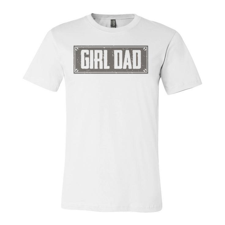 Girl Dad For Proud Dad Of A Girl Daughter Vintage Jersey T-Shirt