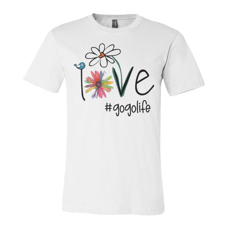 Gogo Grandma Gift Idea   Gogo Life Unisex Jersey Short Sleeve Crewneck Tshirt