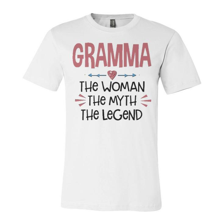 Gramma Grandma Gift   Gramma The Woman The Myth The Legend Unisex Jersey Short Sleeve Crewneck Tshirt