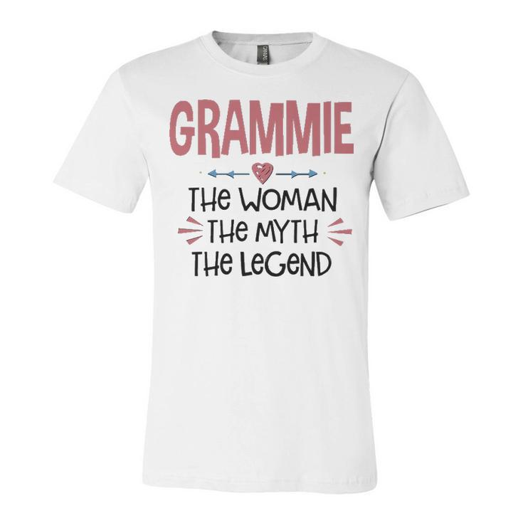 Grammie Grandma Gift   Grammie The Woman The Myth The Legend Unisex Jersey Short Sleeve Crewneck Tshirt