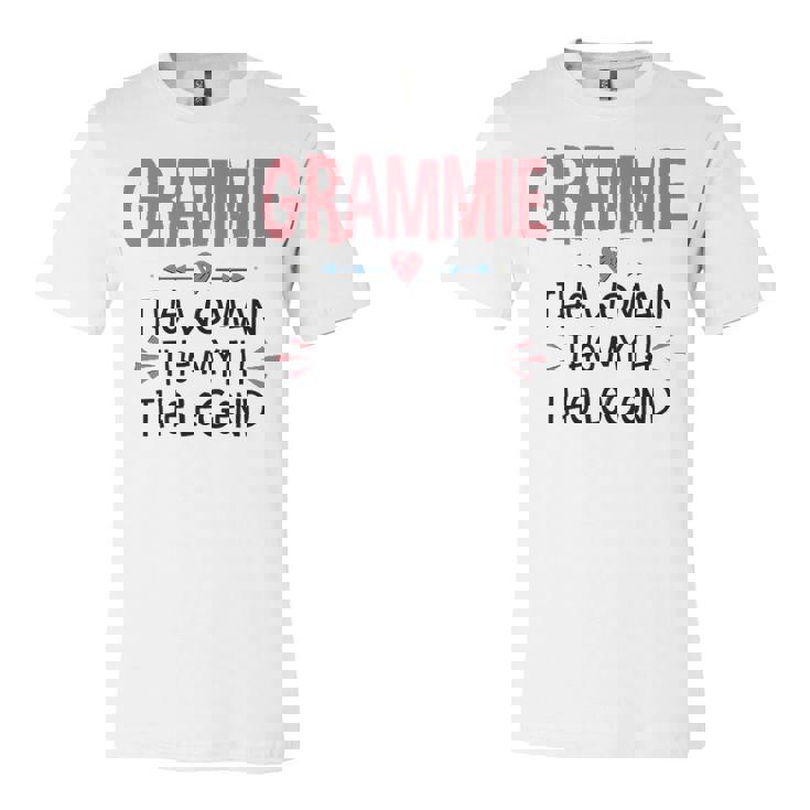 Grammie Grandma Gift   Grammie The Woman The Myth The Legend Unisex Jersey Short Sleeve Crewneck Tshirt
