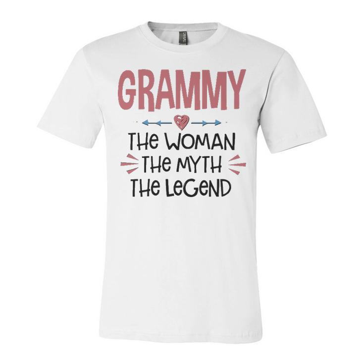 Grammy Grandma Gift   Grammy The Woman The Myth The Legend Unisex Jersey Short Sleeve Crewneck Tshirt