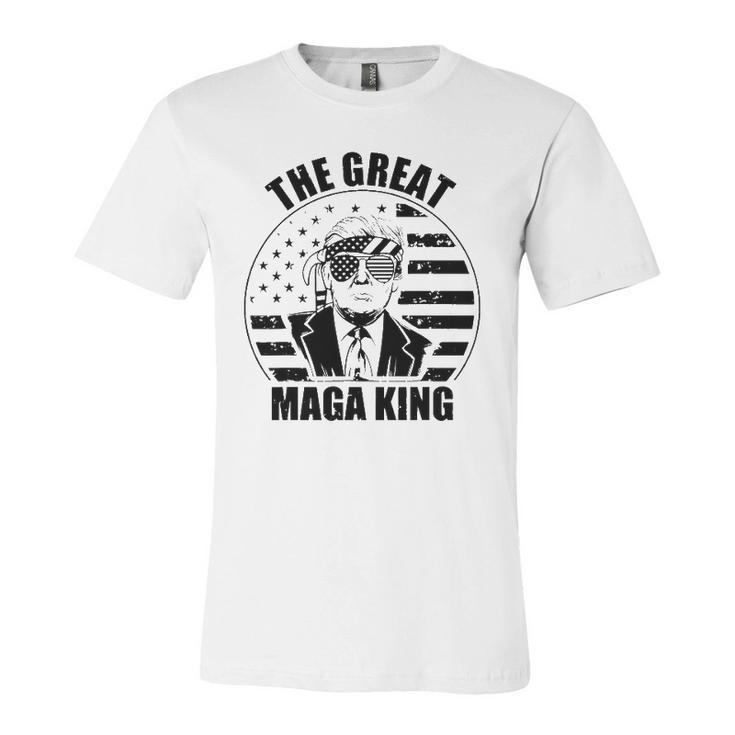 The Great Maga King The Return Of The Ultra Maga King Donald Trump Jersey T-Shirt