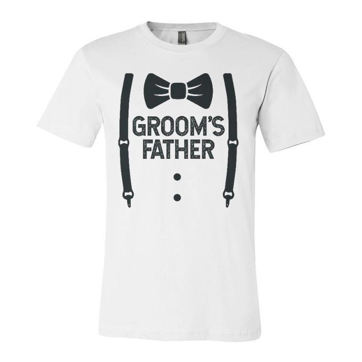 Grooms Father Wedding Costume Father Of The Groom Jersey T-Shirt