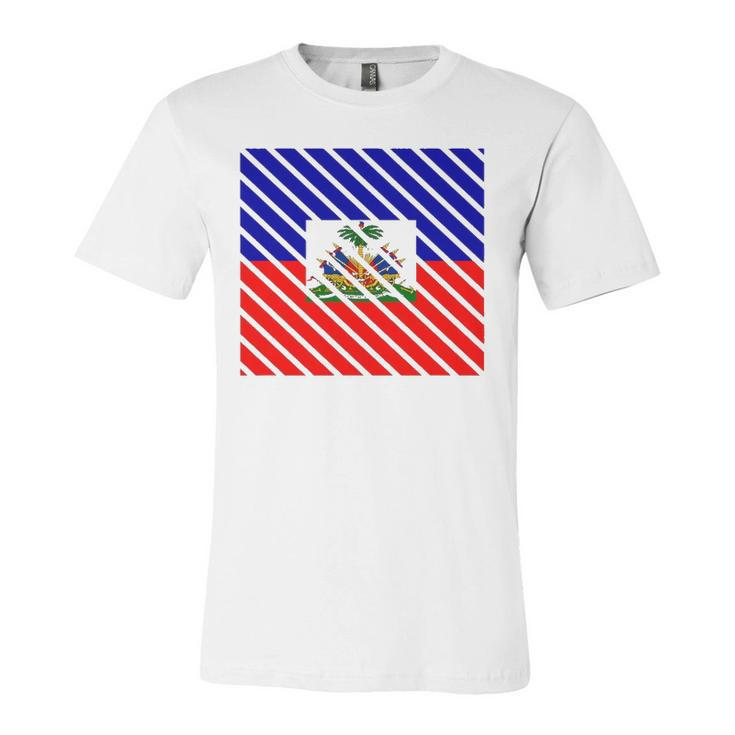 Haitian Flag Pride Haiti Vacation Jersey T-Shirt