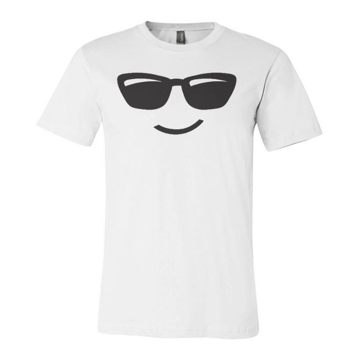 Halloween Costume Sunglasses Emoticon Face Group Tee Jersey T-Shirt