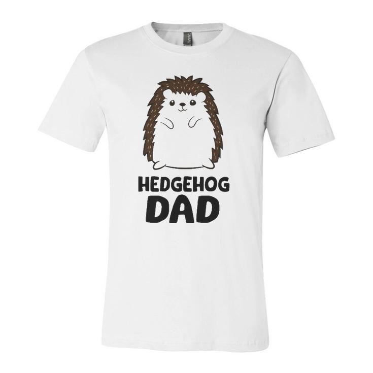 Hedgehog Dad Fathers Day Cute Hedgehog Jersey T-Shirt