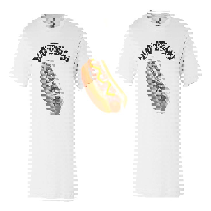 Hilarious Fun Taco Tuesday Hotdog Hot Dog Jersey T-Shirt