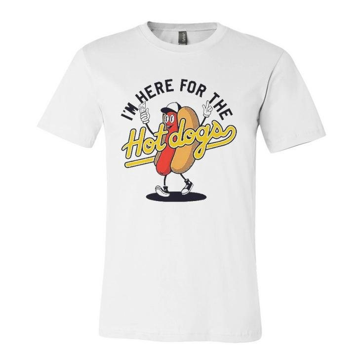 Im Here For The Hot Dogs Jersey T-Shirt