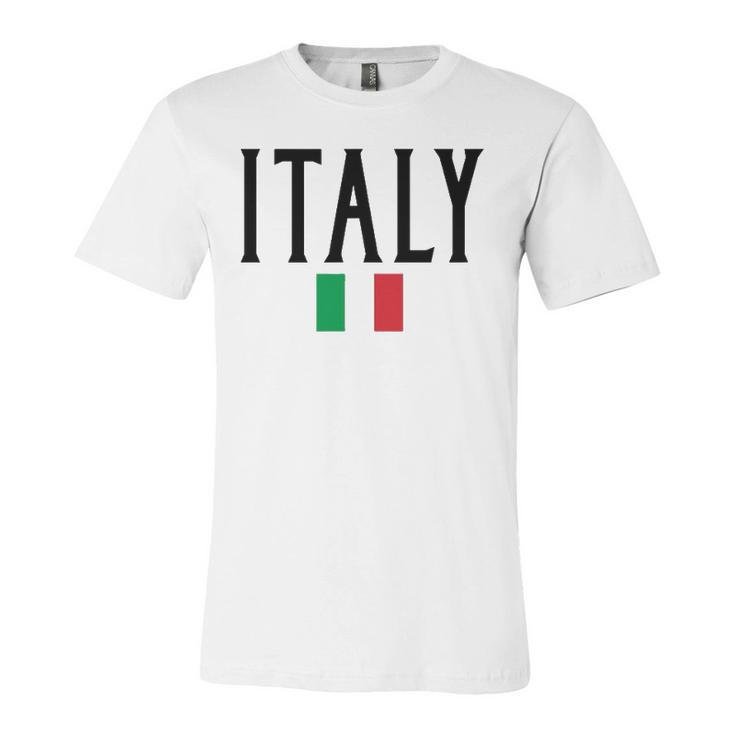 Italy Flag Vintage Black Text Festa Della Repubblica Jersey T-Shirt