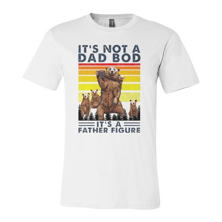 Its Not A Dad Bod Its Father Figure Bear Coffee Lover Jersey T-Shirt