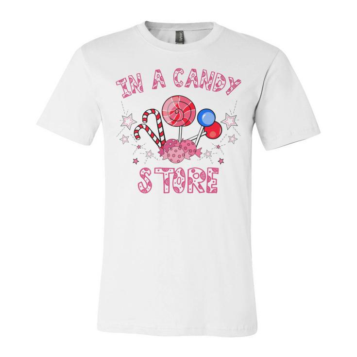 Kid In A Candy Store  35 Trending Shirt Unisex Jersey Short Sleeve Crewneck Tshirt