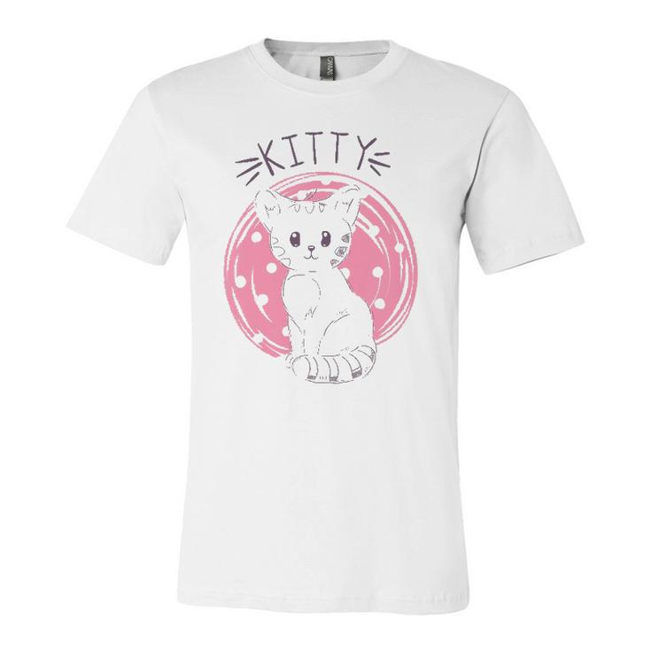 Kids Cat Kitten Kitty Girl Jersey T-Shirt