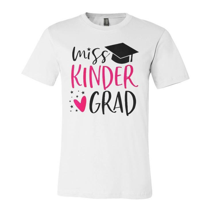 Kids Miss Kinder Grad Kindergarten Nailed It Graduation 2022 Senior Jersey T-Shirt