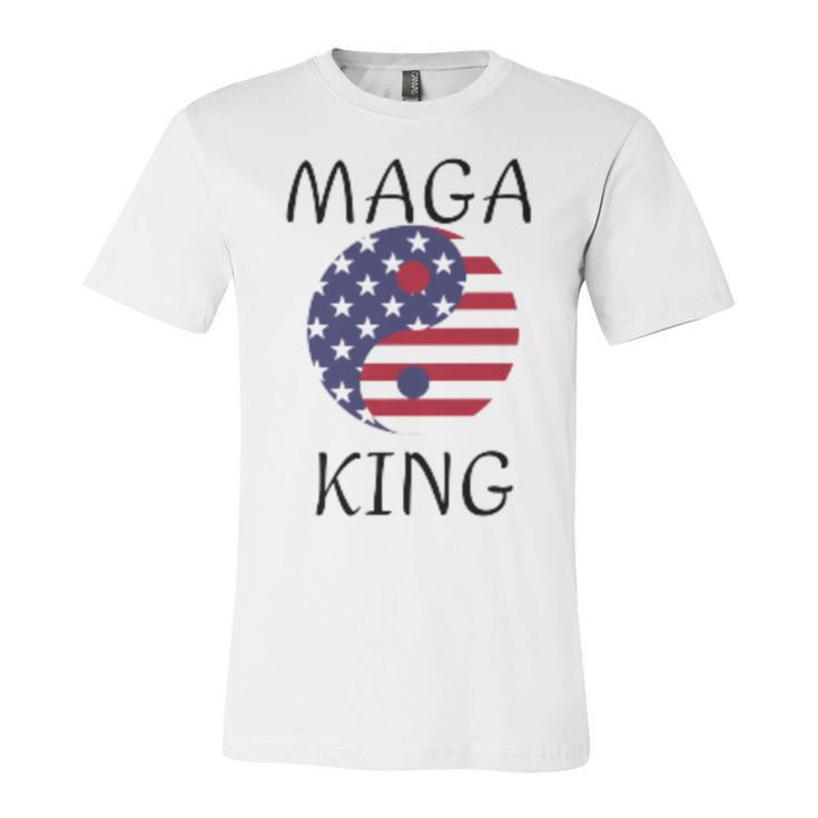 King Maga  Unisex Jersey Short Sleeve Crewneck Tshirt