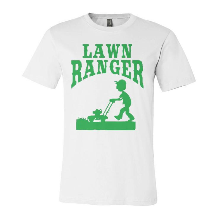 Lawn Ranger Landscaping Gardener Jersey T-Shirt