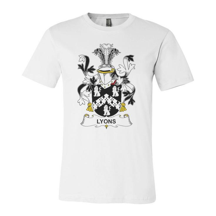 Lyons Coat Of Arms Crest Jersey T-Shirt